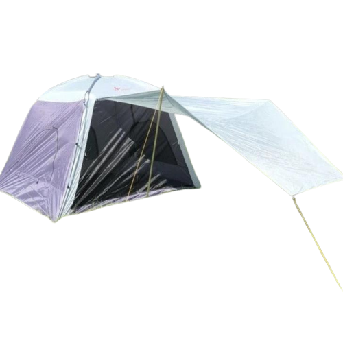Намет туристичний кемпінговий 4-х місний Lanyu LY-1908 двошаровий з великим навісом для походів полювання та риболовлі